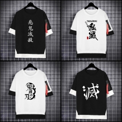 26 Styles Demon Slayer: Kimetsu no Yaiba Cosplay Color Printing Anime T shirt