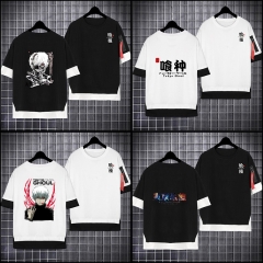 28 Styles Tokyo Ghoul Cosplay Color Printing Anime T shirt