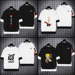 38 Styles Naruto Cosplay Color Printing Anime T shirt