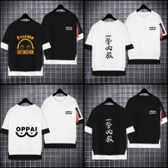 14 Styles One Punch Man Cosplay Color Printing Anime T shirt