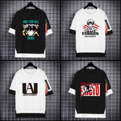 34 Styles Boku no Hero Academia/My Hero Academia Cosplay Color Printing Anime T shirt