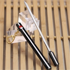 2 Styles Naruto Weapon Sword Model Alloy Keychain 16cm