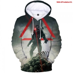 18 Styles Predator 3D Color Printing Long Sleeves Anime Hoodie