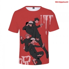 28 Styles Jujutsu Kaisen Cosplay Japanese Anime Milk silk fabric Men T shirts