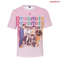 34 Styles K-POP BTS Bulletproof Boy Scouts Cosplay Japanese Anime Milk silk fabric Men T shirts