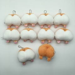 Corgi Butt Animal Cosplay Collectible Doll Anime Plush Toys（10pcs/set）