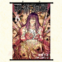Jujutsu Kaisen Cartoon Wallscrolls Waterproof Anime Wallscrolls 30*45cm 60*40cm 60*90cm