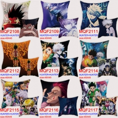 11 Styles Hunter×Hunter Cartoon Soft Pillow Two-sided Pillows 45*45cm