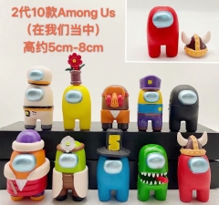 Among Us 2 Ver. Hot Game Character Collectible Anime Figure (10pcs/set)