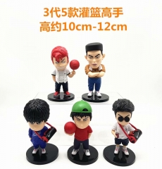 3代5款灌篮高手公仔高10-12cm