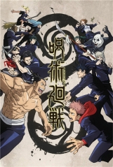 Jujutsu Kaisen Cartoon Wallscrolls Waterproof Anime Wallscrolls 30*45cm 60*40cm 60*90cm