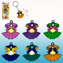 6 Styles Pretty Soldier Sailor Moon Anime Keychain