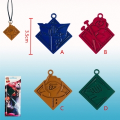 4 Styles Jujutsu Kaisen Japanese Cartoon Alloy Anime Necklace