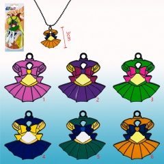 6 Styles Pretty Soldier Sailor Moon Anime Necklace