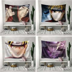4 Sizes Naruto Polyester Decorative Anime Hanging Blanket Beach Towel
