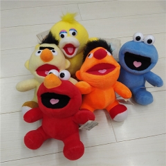 20cm Sesame Street Cosplay Collectible Doll Anime Plush Toy ( 5pcs/set)