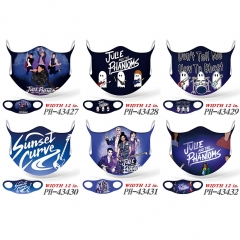 6 Styles Julie and the Phantoms Anime Ice Silk Printing Mask