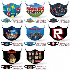 8 Styles Roblox Anime Ice Silk Printing Mask