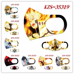 8 Styles Naruto Anime Ice Cotton Duplex Printing Mask