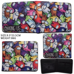 Among Us Popular Game Purse Anime PVC Short Wallet