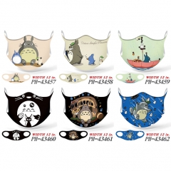 6 Styles TOTORO Anime Ice Silk Printing Mask