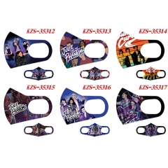 6 Styles Julie and the Phantoms Anime Ice Cotton Duplex Printing Mask