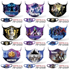9 Styles Fortnite Anime Ice Silk Printing Mask