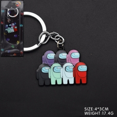 Among US Game Japanese Cartoon Alloy Keychain