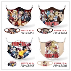 4 Styles Fairy Tail Anime Ice Silk Printing Mask
