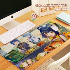 40X90X0.3 Genshin Impact Custom Design Color Printing Anime Mouse Pad