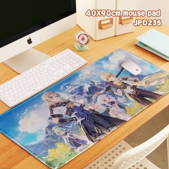 40X90X0.3 Genshin Impact Custom Design Color Printing Anime Mouse Pad