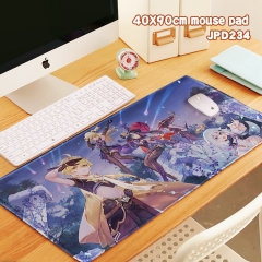 40X90X0.3 Genshin Impact Custom Design Color Printing Anime Mouse Pad