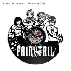 Fairy Tail PVC Anime Wall Clock Wall Decorative Picture