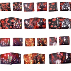 7 Styles Naruto Japanese Cartoon Purse Anime Short Wallet