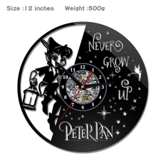 Peter Pan PVC Anime Wall Clock Wall Decorative Picture