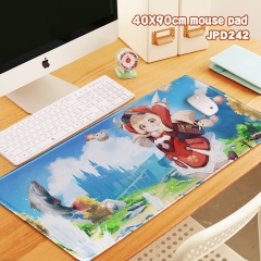 40X90X0.3 Genshin Impact Custom Design Color Printing Anime Mouse Pad