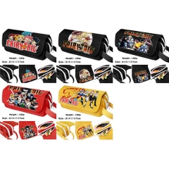 5 Styles Fairy Tail Double Layer Canvas Pencil Bag