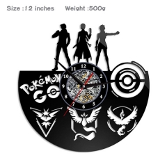 Pokemon PVC Anime Wall Clock Wall Decorative Picture