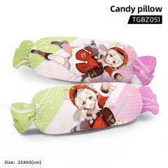 Genshin Impact Klee Cartoon Cosplay Candy Shape Plush Stuffed Doll Cushion Pillow