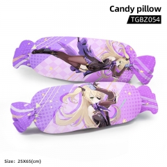 Genshin Impact Fischl Cartoon Cosplay Candy Shape Plush Stuffed Doll Cushion Pillow