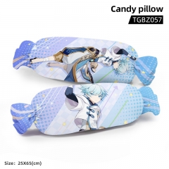Genshin Impact Chongyun Cartoon Cosplay Candy Shape Plush Stuffed Doll Cushion Pillow