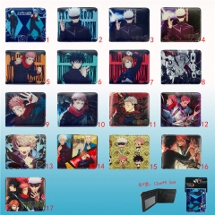 17 Styles Jujutsu Kaisen Cartoon Cosplay Unisex Anime Wallet and Purse