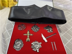 Jujutsu Kaisen Japanese Manage Anime Alloy Keychain Crafts with Patch