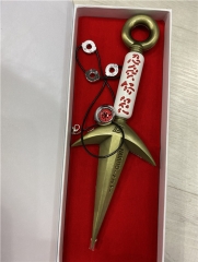 3 Styles Naruto Japanese Manage Anime Alloy Kunai+Necklace + Ring