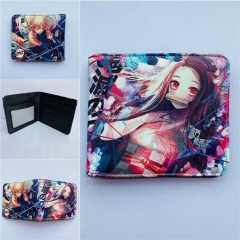 17 Styles Demon Slayer : Kimetsu no Yaiba Cartoon PU Anime Wallet and Purse