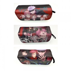 3 Styles Jujutsu Kaisen Japanese Cartoon Canvas Anime Pencil Bag