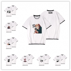 28 Styles Jujutsu Kaisen Cosplay Color Printing Anime T shirt