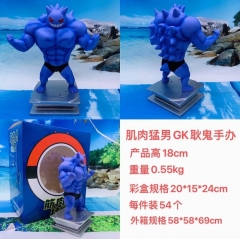 Pokemon Gengar Cos Muscle Man Japanese Anime PVC Figure