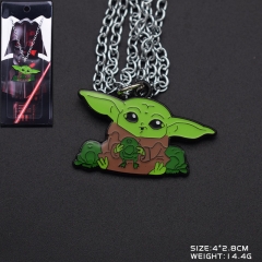 Star War Yoda Baby Movie Anime Metal and Alloy Necklace