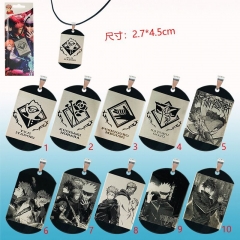 Jujutsu Kaisen Japanese Cartoon Alloy Anime Necklace